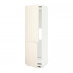 МЕТОД Выс шкаф д/холодильн или морозильн - белый, Хитарп белый с оттенком, 60x60x200 см