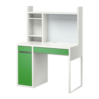 МИККЕ Рабочее место - белый/зеленый МИККЕ Рабочее место - белый/зеленый