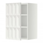 METOD шкаф навесной с полкой белый/Гэррестад белый 40x38.8x60 cm