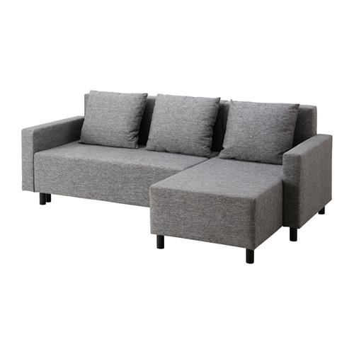 plan turtle Bloodstained LUGNVIK Sofa bed with chaise longue (503.450.47) - reviews, price comparison