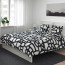 SKUGGBRÄCKA пододеяльник и 2 наволочки 240x220/50x60 cm