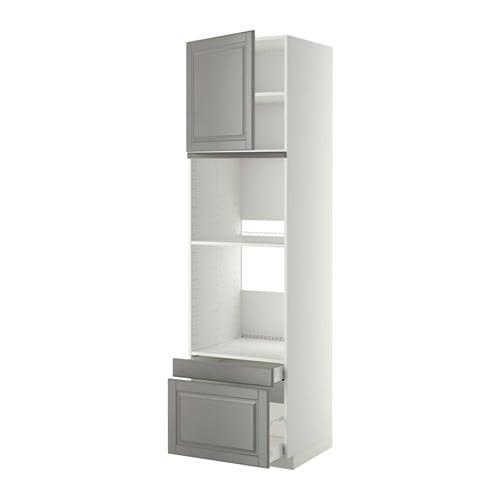МЕТОД / МАКСИМЕРА Выс шкаф д/дхвк/комб дхвк+двр/2ящ - белый, Будбин серый, 60x60x220 см МЕТОД / МАКСИМЕРА Выс шкаф д/дхвк/комб дхвк+двр/2ящ - белый, Будбин серый, 60x60x220 см