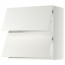 МЕТОД Навесной шкаф/2 дверцы, горизонтал - белый, Хэггеби белый, 80x80 см
