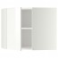 МЕТОД Угловой навесной шкаф с полками - белый, Рингульт глянцевый белый, 68x60 см