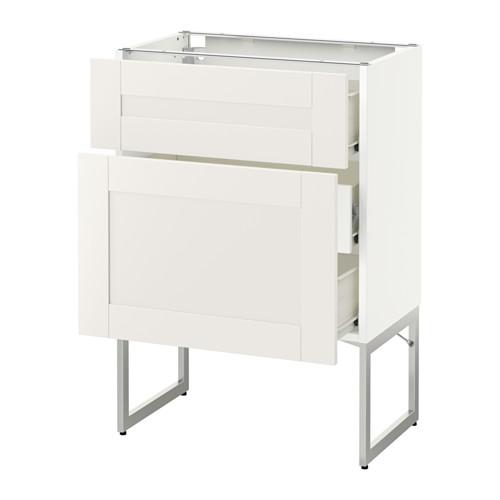 МЕТОД / ФОРВАРА Наполн шк 2 фрнт/3 средн ящ - белый, Сэведаль белый, 60x37x60 см МЕТОД / ФОРВАРА Наполн шк 2 фрнт/3 средн ящ - белый, Сэведаль белый, 60x37x60 см