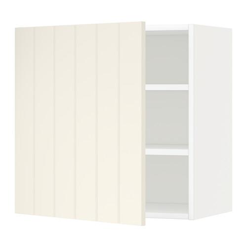 МЕТОД Шкаф навесной с полкой - белый, Хитарп белый с оттенком, 60x60 см