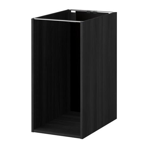 METOD каркас напольного шкафа под дерево черный 40x80 cm METOD каркас напольного шкафа под дерево черный 40x80 cm