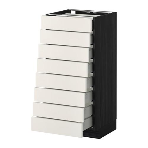 METOD/MAXIMERA наполн шкаф 8 фронт/8 низк ящиков оцинковка