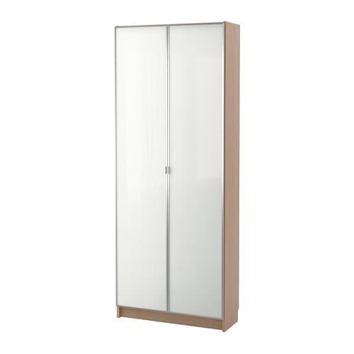 БИЛЛИ / МОРЛИДЕН Стеллаж - дубовый шпон, беленый