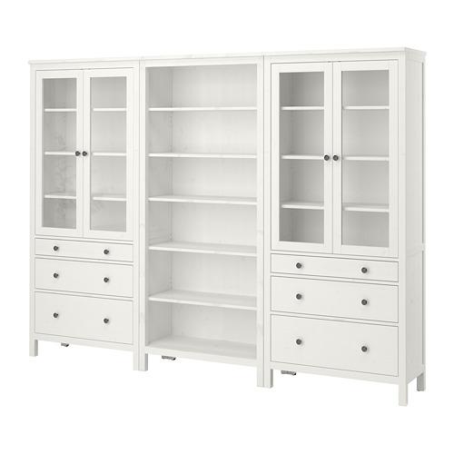 Hemnes Combo For With Door Box, Solid Wood Storage Cabinets With Doors And Shelves Ikea
