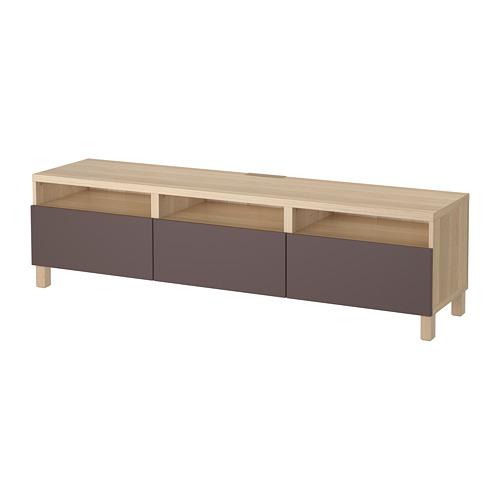 BESTÅ тумба д/ТВ с ящиками серый