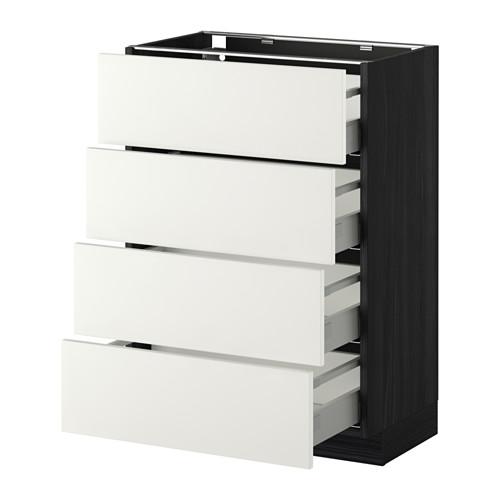 METOD/MAXIMERA напольн шкаф 4 фронт панели/4 ящика METOD/MAXIMERA напольн шкаф 4 фронт панели/4 ящика
