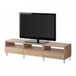 БЕСТО Тумба д/ТВ с ящиками - под беленый дуб БЕСТО Тумба д/ТВ с ящиками - под беленый дуб