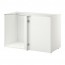 METOD каркас напольного шкафа углового белый 127.5x67.5x80 cm