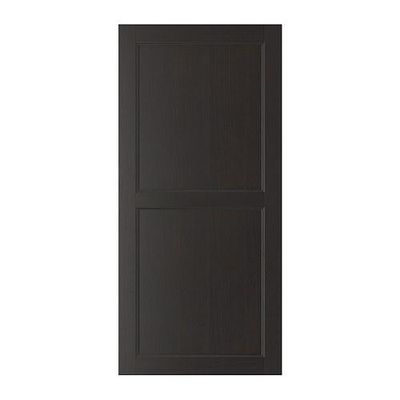 БЕСТО ВАССБО Дверь - черно-коричневый, 60x128 см