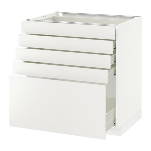 МЕТОД / ФОРВАРА Напольный шкаф с 5 ящиками - белый, Хэггеби белый, 80x60 см МЕТОД / ФОРВАРА Напольный шкаф с 5 ящиками - белый, Хэггеби белый, 80x60 см