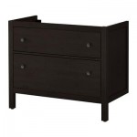 HEMNES шкаф для раковины с 2 ящ морилка черно-коричнев 100x47x83 cm