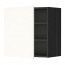 METOD шкаф навесной с полкой черный/Хэггеби белый 60x60 см