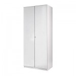 ПАКС Гардероб 2-дверный - Пакс Викедаль , белый, 100x60x236 см, плавно закрывающиеся петли