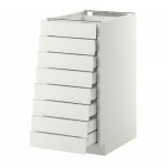 METOD/MAXIMERA наполн шкаф 8 фронт/8 низк ящиков оцинковка METOD/MAXIMERA наполн шкаф 8 фронт/8 низк ящиков оцинковка