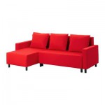 ЛУГНВИК Диван-кровать с козеткой - Гранон красный