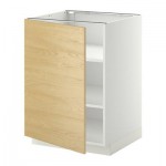 МЕТОД Напольный шкаф с полками - 60x60 см, Тингсрид под березу, белый МЕТОД Напольный шкаф с полками - 60x60 см, Тингсрид под березу, белый