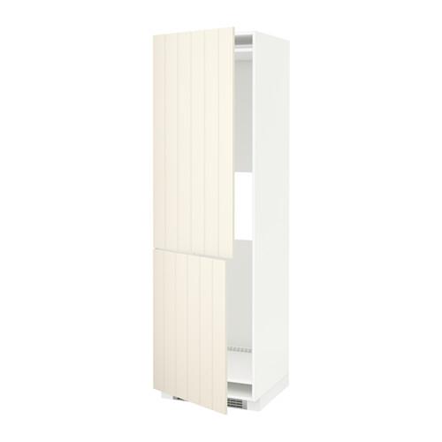 МЕТОД Выс шкаф д/холодильн или морозильн - белый, Хитарп белый с оттенком, 60x60x200 см