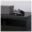 БЕСТО Тумба д/ТВ с ящиками - Лаппвикен черно-коричневый, направляющие ящика,нажимные