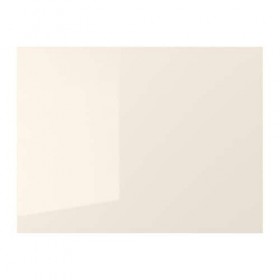 ХОККСУНД 4 панели д/рамы раздвижной дверцы - глянцевый светло-бежевый, 75x236 см