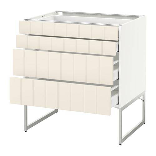 МЕТОД / МАКСИМЕРА Нплн шк 4 фронт/2 низк/2средн ящ - белый, Хитарп белый с оттенком, 80x60x60 см МЕТОД / МАКСИМЕРА Нплн шк 4 фронт/2 низк/2средн ящ - белый, Хитарп белый с оттенком, 80x60x60 см