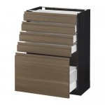 METOD/MAXIMERA напольный шкаф с 5 ящиками оцинковка