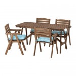 FALHOLMEN стол+4 кресла, д/сада