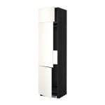 МЕТОД Выс шкаф для хол/мороз с 3 дверями - под дерево черный, Веддинге белый, 60x60x240 см МЕТОД Выс шкаф для хол/мороз с 3 дверями - под дерево черный, Веддинге белый, 60x60x240 см