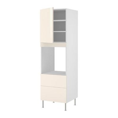 ФАКТУМ Высок шкаф д духов+дверь/2 ящика - Абстракт кремовый, 60x211 см ФАКТУМ Высок шкаф д духов+дверь/2 ящика - Абстракт кремовый, 60x211 см