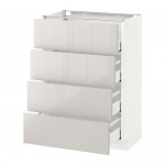 METOD/MAXIMERA напольн шкаф 4 фронт панели/4 ящика METOD/MAXIMERA напольн шкаф 4 фронт панели/4 ящика