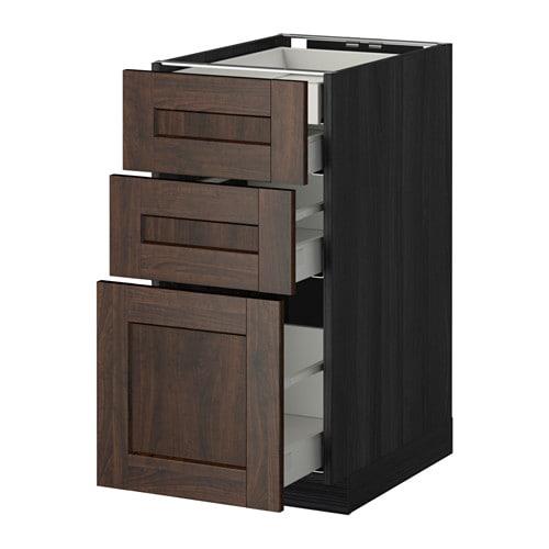 МЕТОД / МАКСИМЕРА Нплн шк 3 фрнт/2нзк/1срд/1вс ящ - под дерево черный, Эдсерум под дерево коричневый, 40x60 см МЕТОД / МАКСИМЕРА Нплн шк 3 фрнт/2нзк/1срд/1вс ящ - под дерево черный, Эдсерум под дерево коричневый, 40x60 см