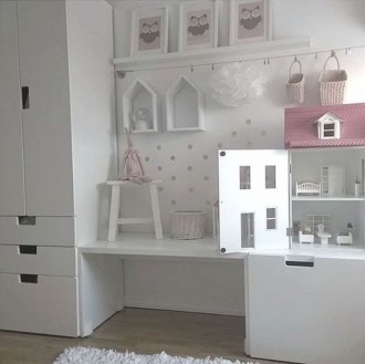 Организация игрового уголка с местом для хранения в детской комнате