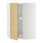 МЕТОД Угл нвсн шкф с вращающ секц - 68x100 см, Тингсрид под березу, белый