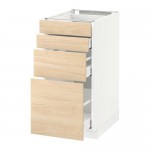 METOD/MAXIMERA напольн шкаф 4 фронт панели/4 ящика METOD/MAXIMERA напольн шкаф 4 фронт панели/4 ящика