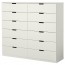 НОРДЛИ Комод с 12 ящиками