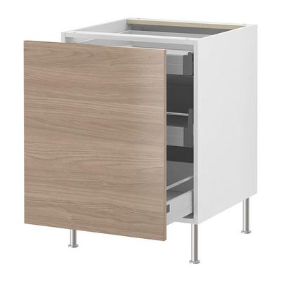 ФАКТУМ Напольный шкаф с выдвижной секцией - Софилунд светло-серый, 40 см ФАКТУМ Напольный шкаф с выдвижной секцией - Софилунд светло-серый, 40 см