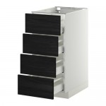 METOD/MAXIMERA напольн шкаф 4 фронт панели/4 ящика METOD/MAXIMERA напольн шкаф 4 фронт панели/4 ящика