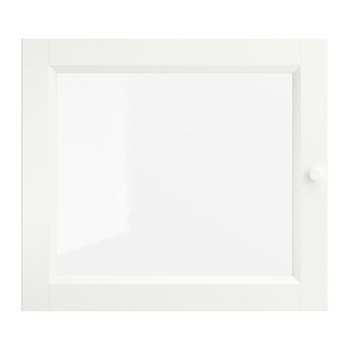 OXBERG стеклянная дверь белый 40x35 cm