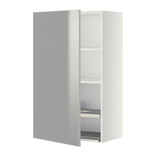 МЕТОД Шкаф навесной с сушкой - белый, Гревста нержавеющ сталь, 60x100 см МЕТОД Шкаф навесной с сушкой - белый, Гревста нержавеющ сталь, 60x100 см