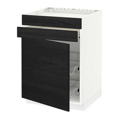 МЕТОД / ФОРВАРА Нплн шк д/врч пнл/ящ/2првл крзн - белый, Тингсрид под дерево черный МЕТОД / ФОРВАРА Нплн шк д/врч пнл/ящ/2првл крзн - белый, Тингсрид под дерево черный