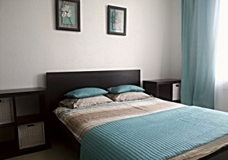 Спальня в пастельных тонах фото