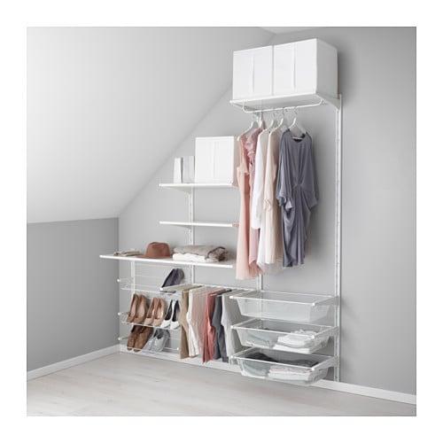 АЛЬГОТ Настенная шина/полки/вешалка д/брюк