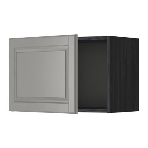 МЕТОД Шкаф навесной - под дерево черный, Будбин серый, 60x40 см МЕТОД Шкаф навесной - под дерево черный, Будбин серый, 60x40 см