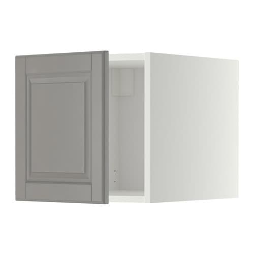 МЕТОД Верхний шкаф - белый, Будбин серый МЕТОД Верхний шкаф - белый, Будбин серый