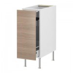 ФАКТУМ Напольный шкаф с выдвижной секцией - Софилунд светло-серый, 30 см ФАКТУМ Напольный шкаф с выдвижной секцией - Софилунд светло-серый, 30 см